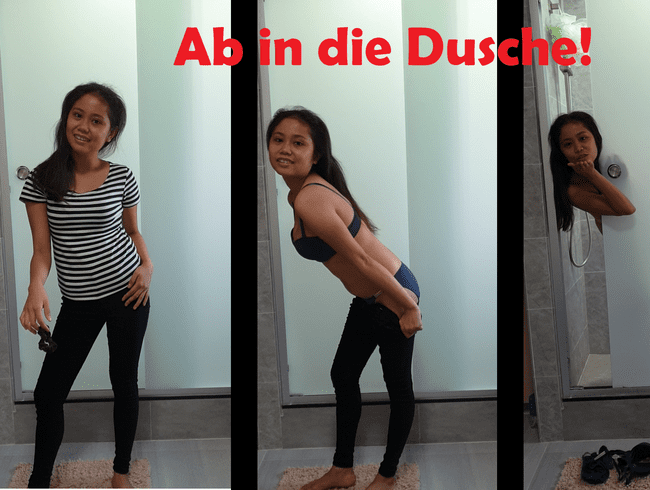 Ab in die Dusche!! Wer kann mir den Rücken einseifen?!?