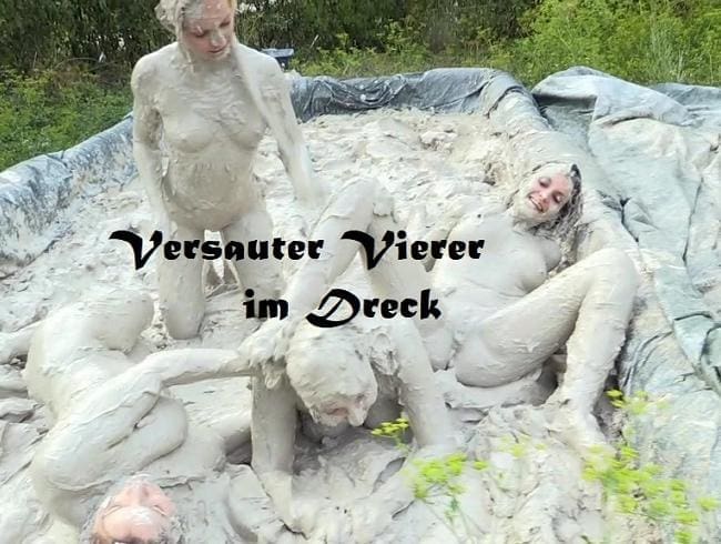 Versauter Vierer im Dreck