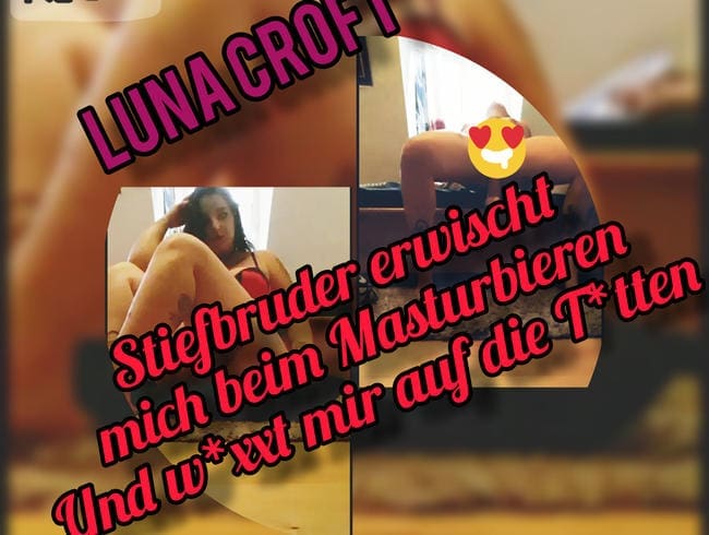 Stiefbruder erwischt mich, und w*xxt mir auf die T*tten