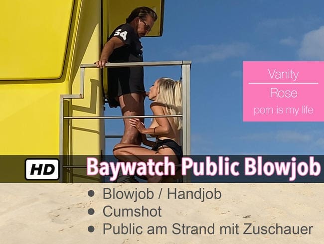 Baywatch Public Blow- Handjob