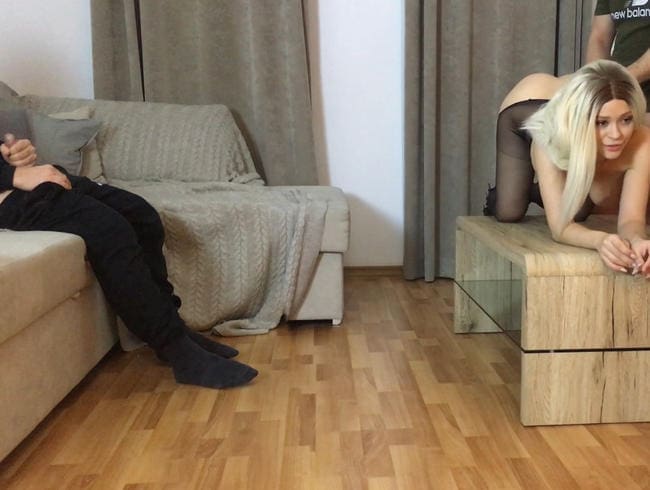 Creampie mit 2 Schwänzen!! Volles Schlamschieben