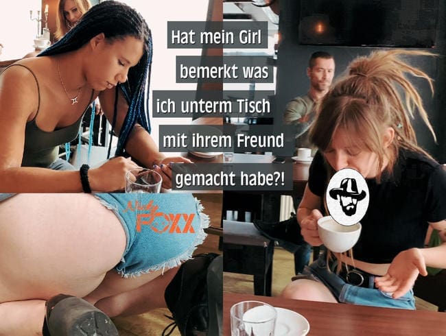 Hat mein Girl uns bemerkt? Hab ihrem Freund heimlich einen geblasen...