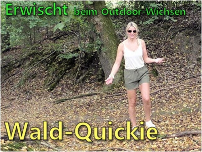 Erwischt beim Outdoor-Wichsen I Wald-Quickie