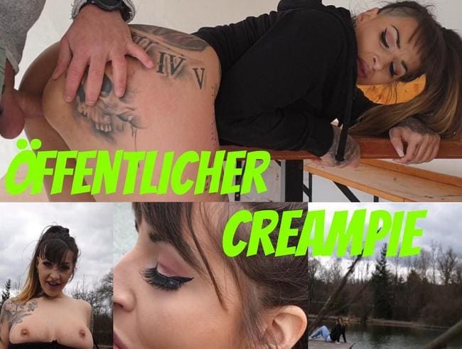 Öffentlicher Creampie