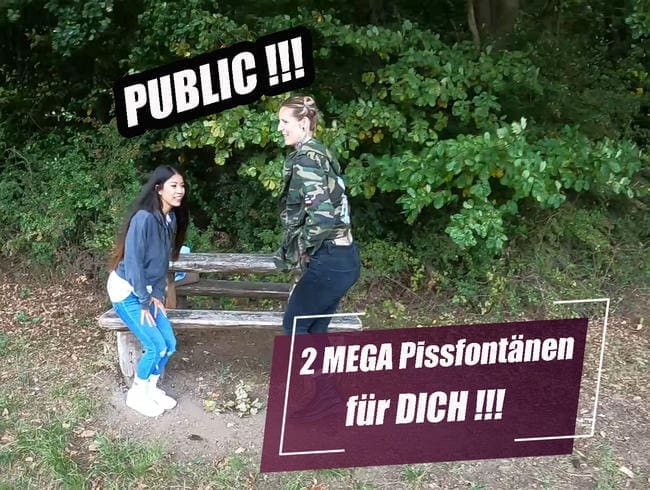 PUBLIC : 2 MEGA Pissfontänen für DICH