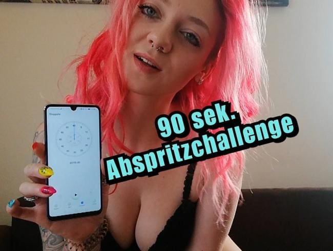 90 sek. Abspritzchallenge. Schaffst du es?