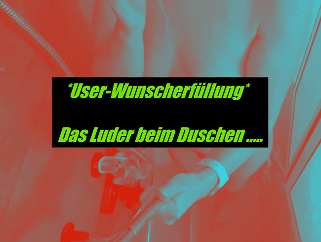 User-Wunschvideo.........Das Luder beim Duschen ????