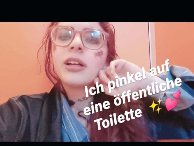 Ich pinkel auf der öffentlichen Toilette