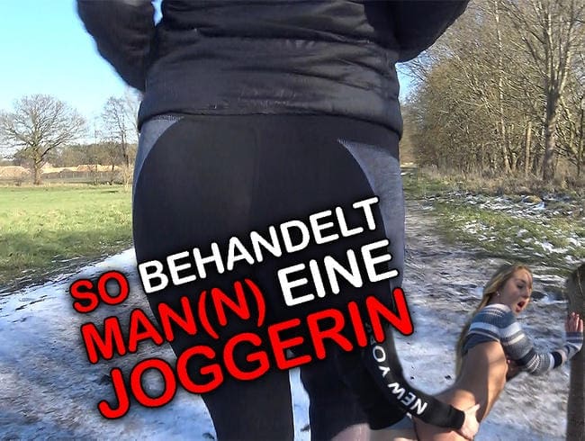 So behandelt man(n) eine geile Joggerin