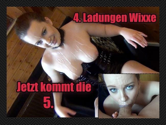 4. Ladungen Sperma - Jetzt kommt die 5.