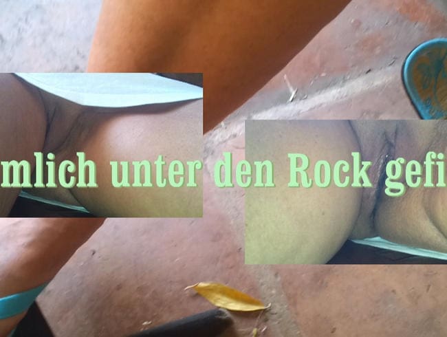 Heimlich unter den Rock gefilmt