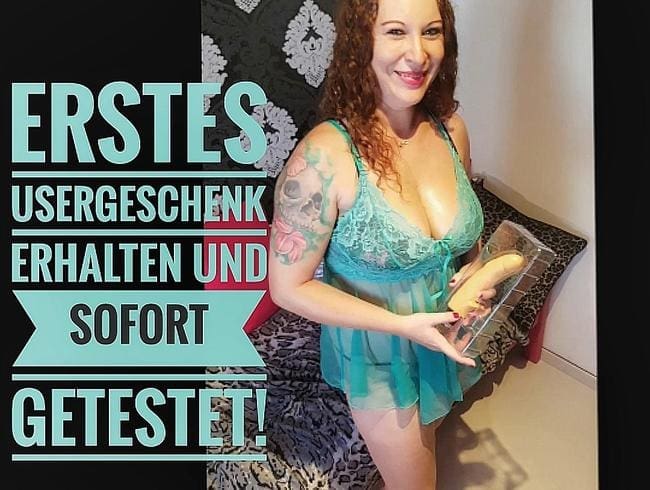 Erstes Usergeschenk erhalten und sofort getestet!