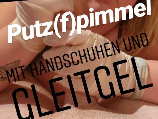 Latexhandschuhe und Gleitgel