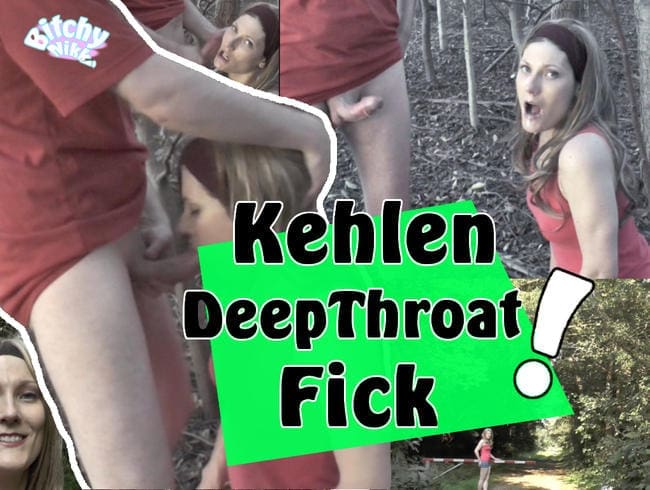 Bitchynikki: DeepThroat-Versuch mit Riesen-Schwanz