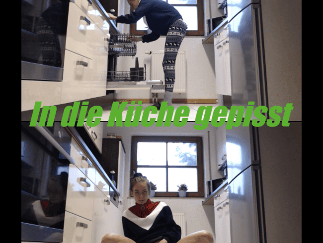 In die Küche gepisst