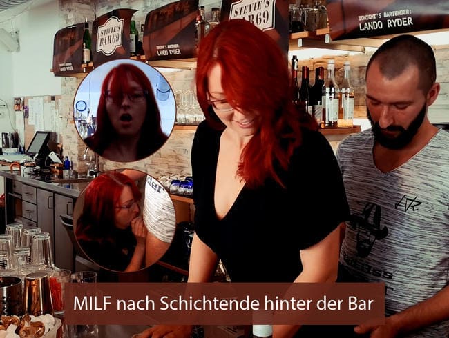 Kann man als Barkeeper einfach eine Milf hinter der Bar ficken?