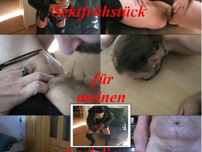 Sekftfrühstück für meinen Leckdiener