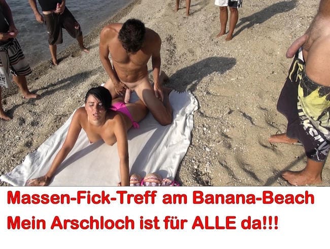 Public! Massenfick-Treff am Banana-Beach mit Abspritzgarantie