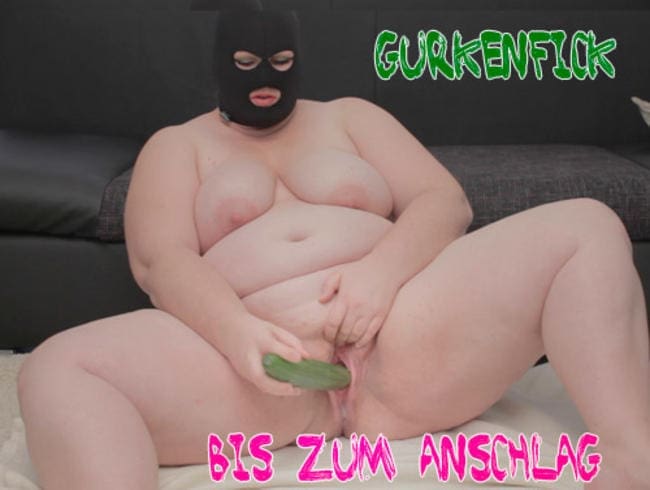 Gurke als Fickschwanz missbraucht