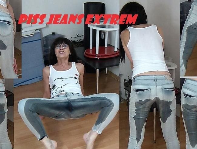 JEANS HOSE PISS EXTREM