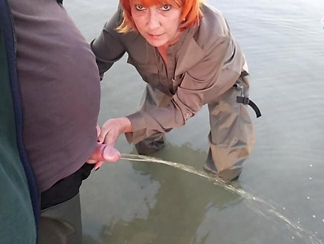Fischers Schwanz abgepisst