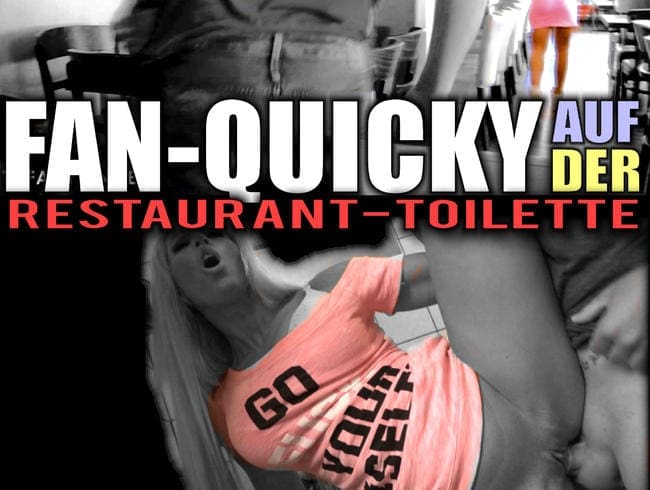 Fan-Quickie auf der Restaurant-Toilette