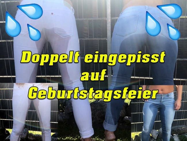 Doppelt eingepisst bei Geburtstagsfeier