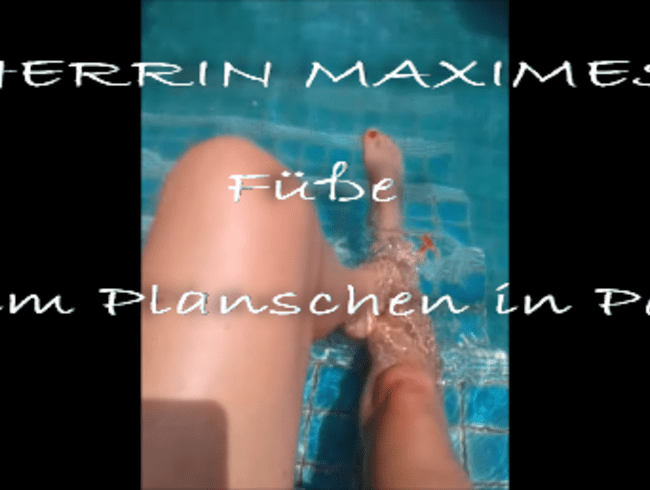 Füße planschen