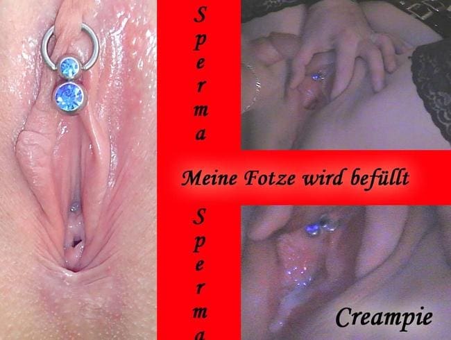 Creampie ! Viel Sperma in und aus der Fotze !