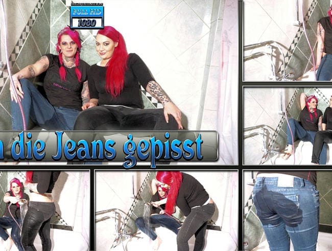 In die engen Jeans gepisst