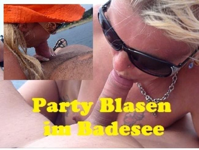 Party Blasen im See