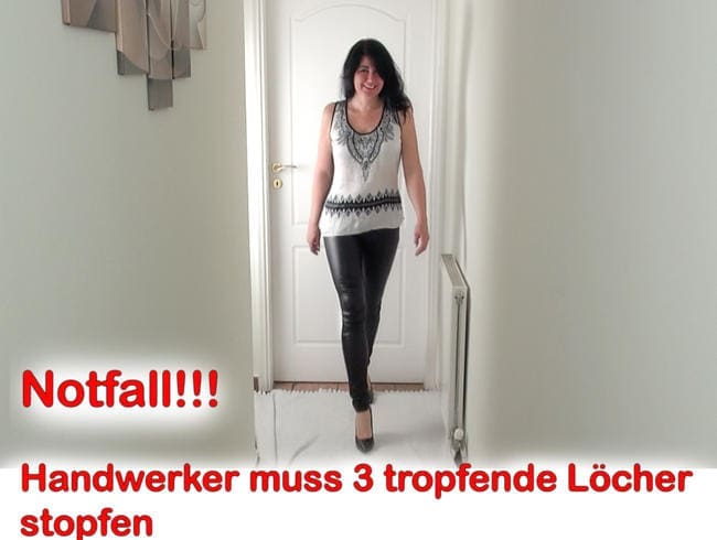 Notfall! Handwerker muss 3 leckende Löcher stopfen!