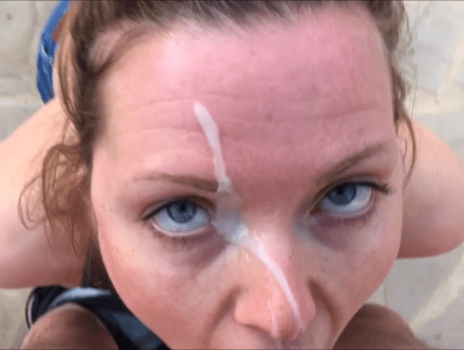 Gesichtsbesamung am Pool!