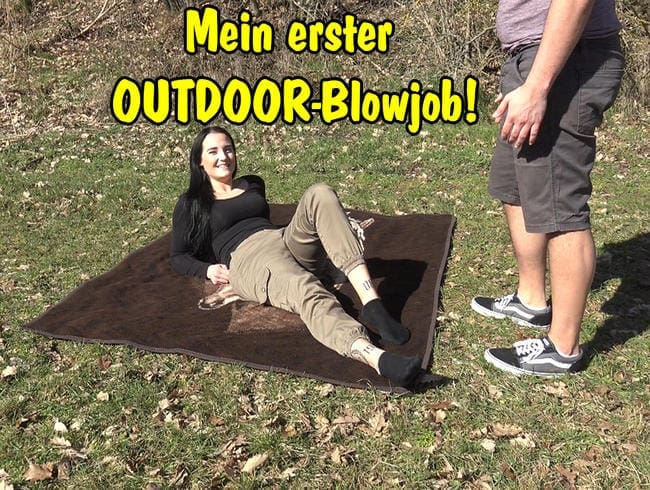 Mein erster OUTDOOR-Blowjob!