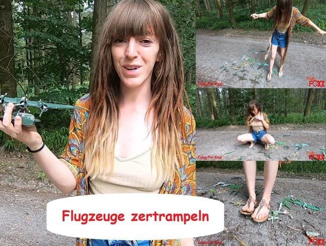 Userwunsch Video - Flugzeuge zertrampeln