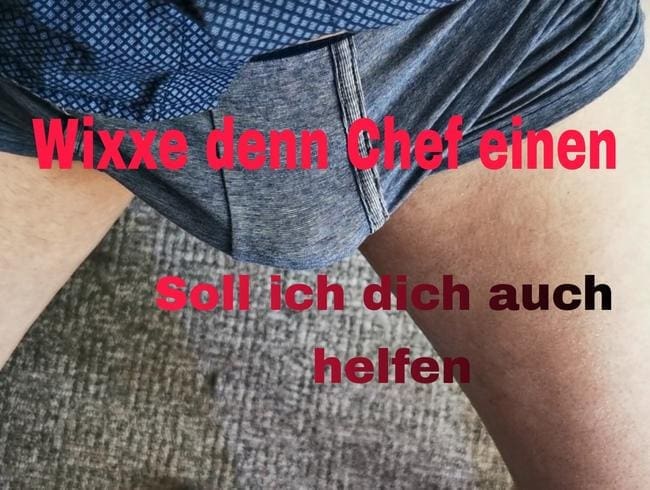 Wixxe Chef seinen Schwanz