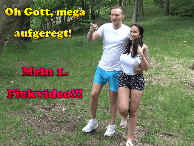 Oh Gott, mega aufgeregt! Mein 1. Fickvideo!!!